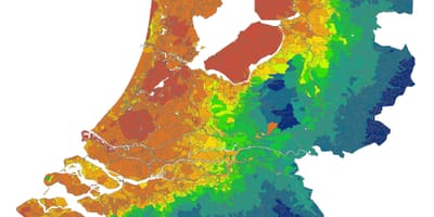 Holanda mapa climático
