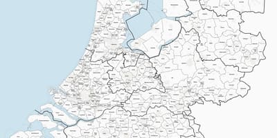 Holanda municipios mapa