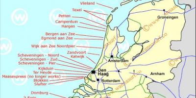 Holanda playa mapa